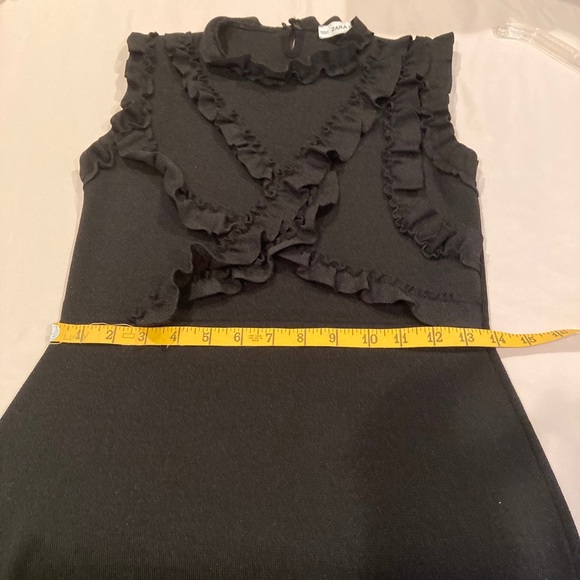 Zara Knit Ruffled Top Dress - Picture 10 of 11